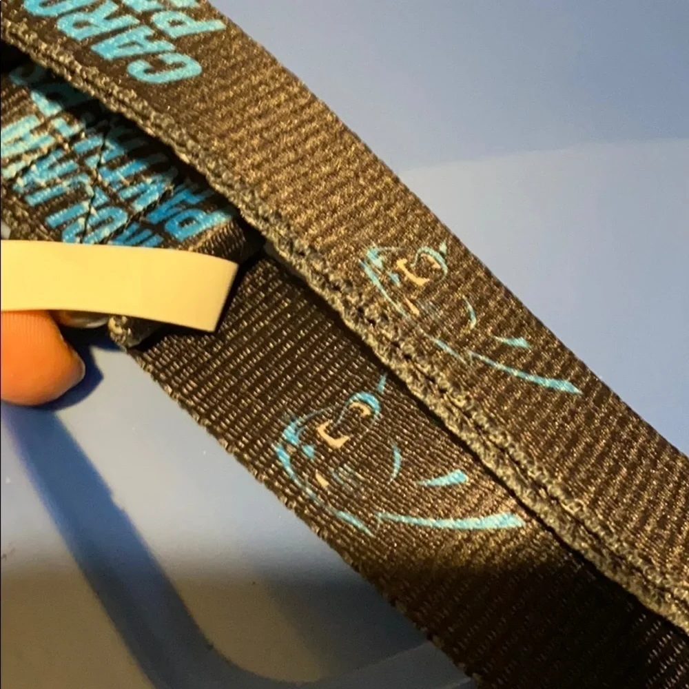 Carolina Panthers large dog collar new